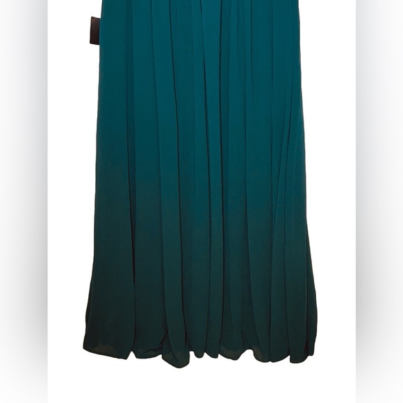 NWT Lulus Thoughts of Hue Emerald Green Surplice Maxi Dress, Size XL - Picture 11 of 16